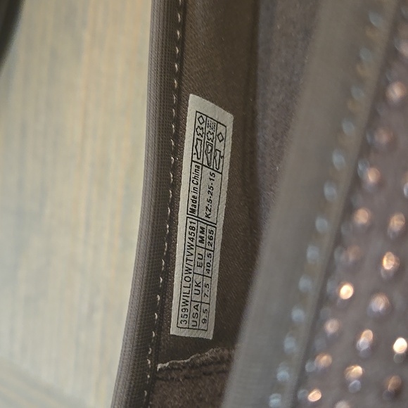 Vionic Gray Rhinestone 359 Willow Women's Ballet Flats - Picture 4 of 4